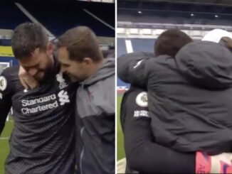 Alisson Becker slams his tea