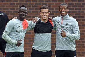 Sadio Mane and Philippe Coutinho