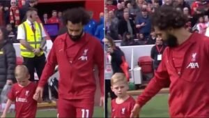 Van Dijk did to Steven Gerrard's son