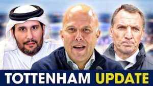 Sheikh Jassim chance and Daniel Levy