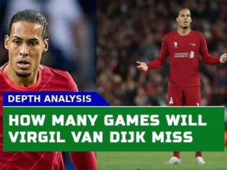 Virgil van Dijk's suspension.